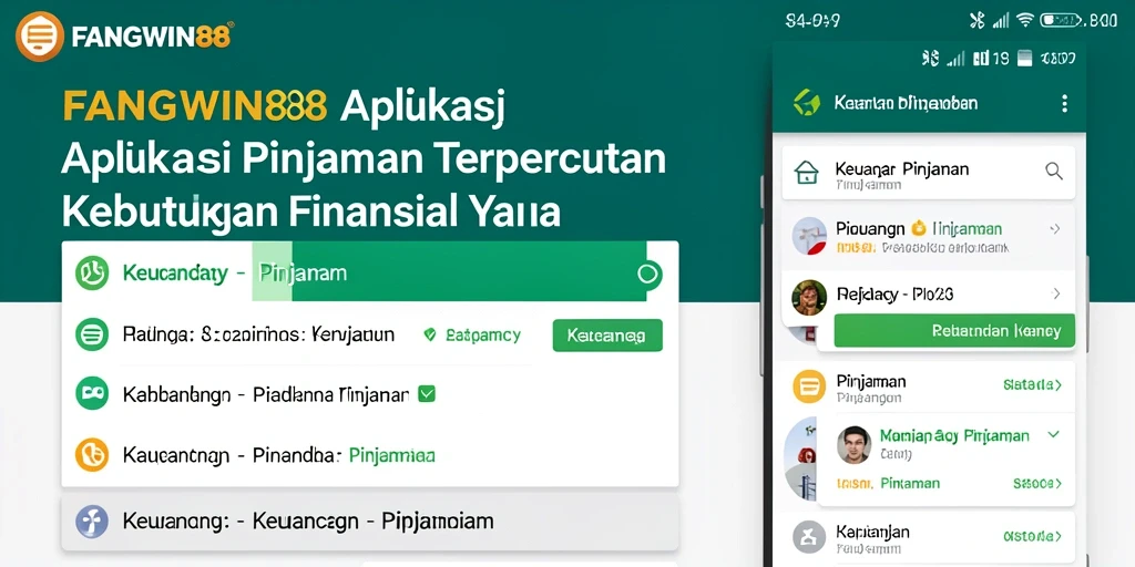 Antarmuka aplikasi FANGWIN88 yang intuitif dan mudah digunakan.