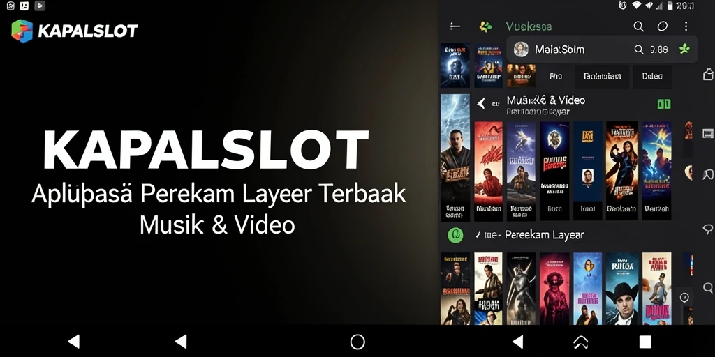 Tampilan antarmuka KAPALSLOT saat merekam layar.