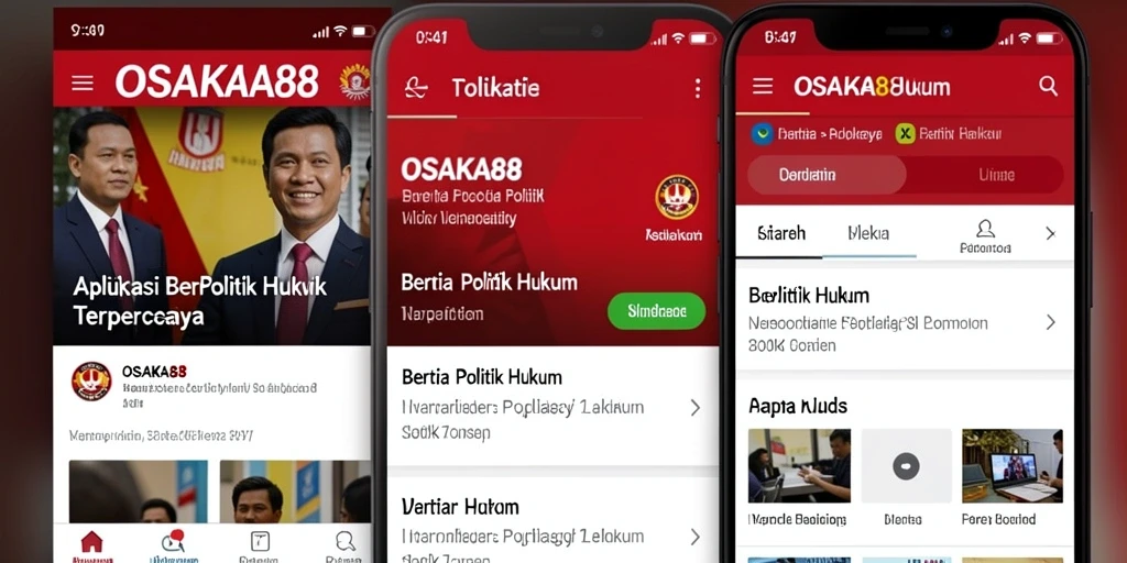 Tampilan antarmuka aplikasi OSAKA88 yang informatif dan mudah dinavigasi.