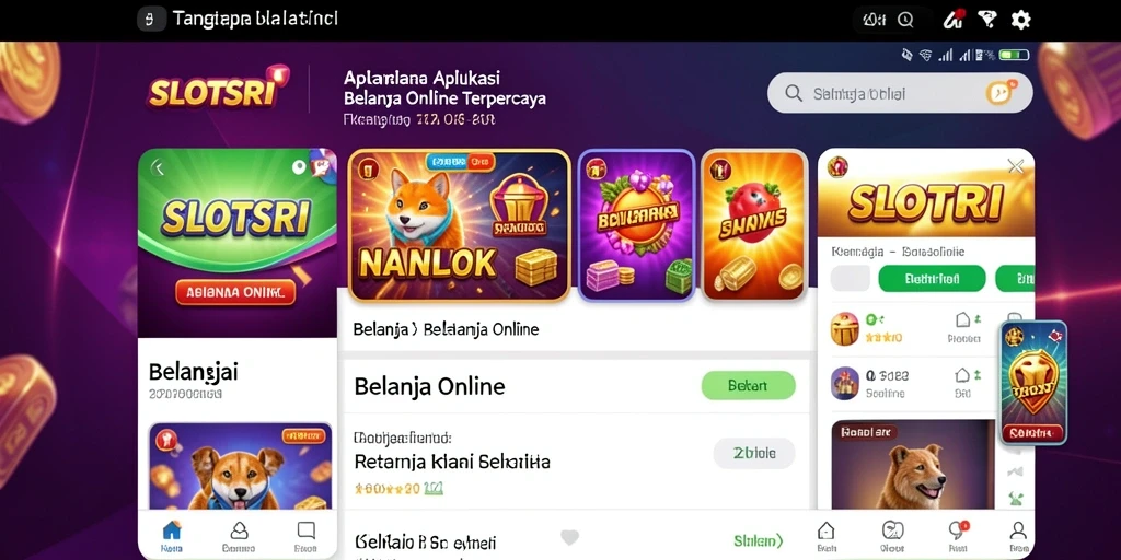 Tampilan antarmuka SLOTSRI yang memudahkan belanja online.