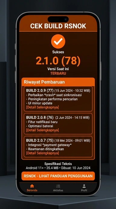 Riwayat Versi Aplikasi rsnok untuk Android